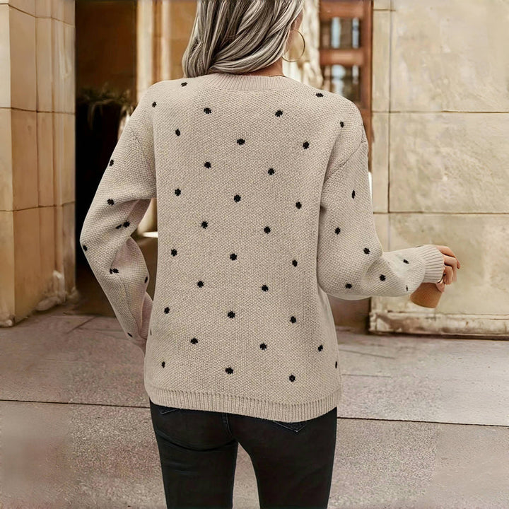 SYLVARAETH – POLKA DOT KNITTED SWEATER