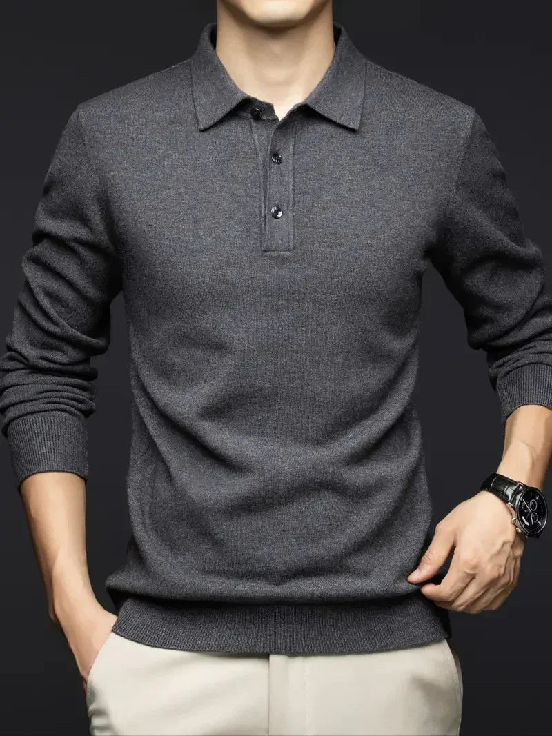 Brit & Boho™️ | Harvey Wool Blend Knit Sweater