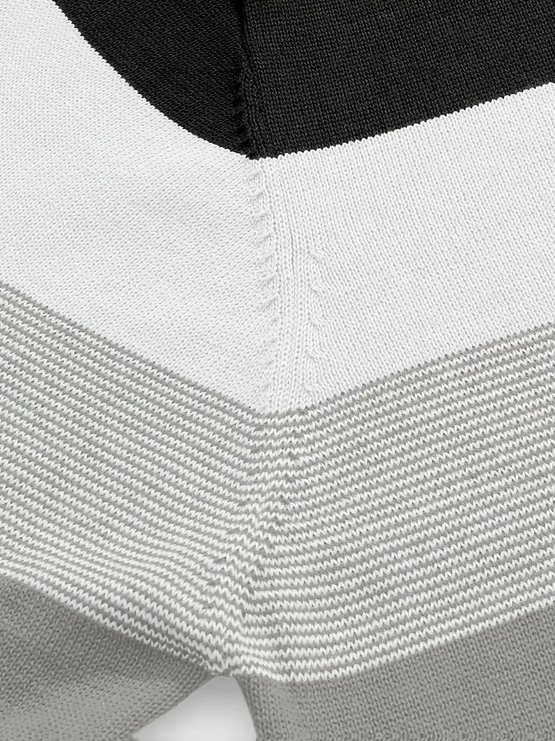 Brit & Boho™️ | The Luxe Colorblock Quarter Zip