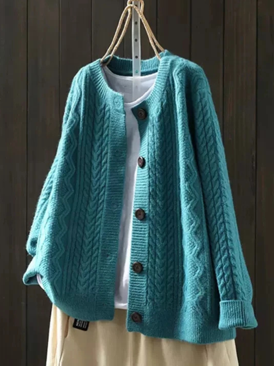 THE LORENZA - CABLE CARDIGAN