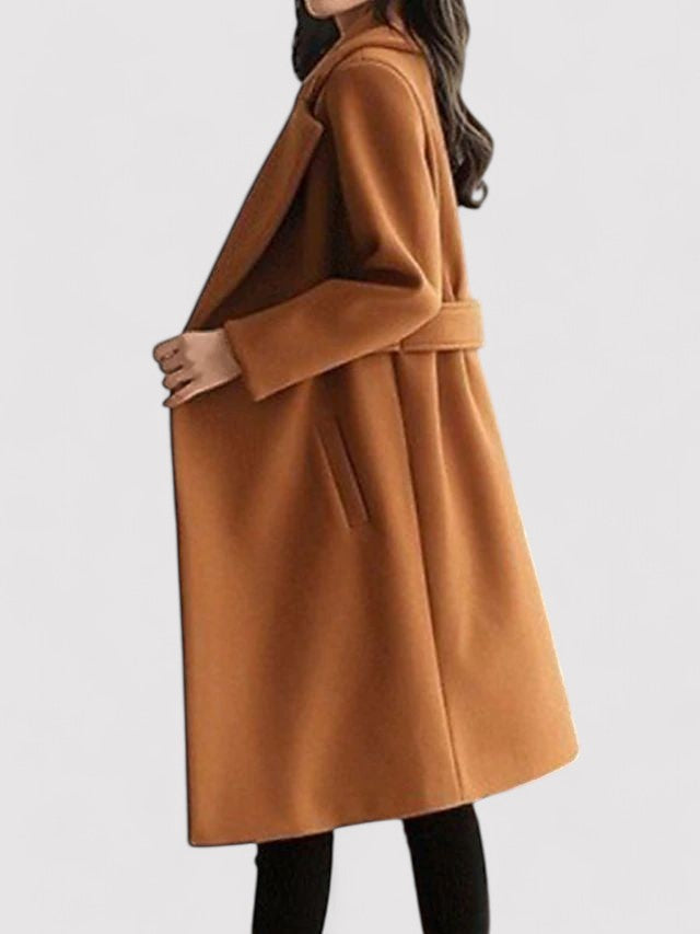 Elise - Belted Winter Wool Coat
