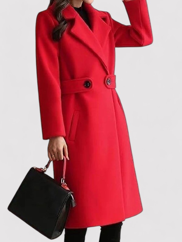 Elise - Belted Winter Wool Coat