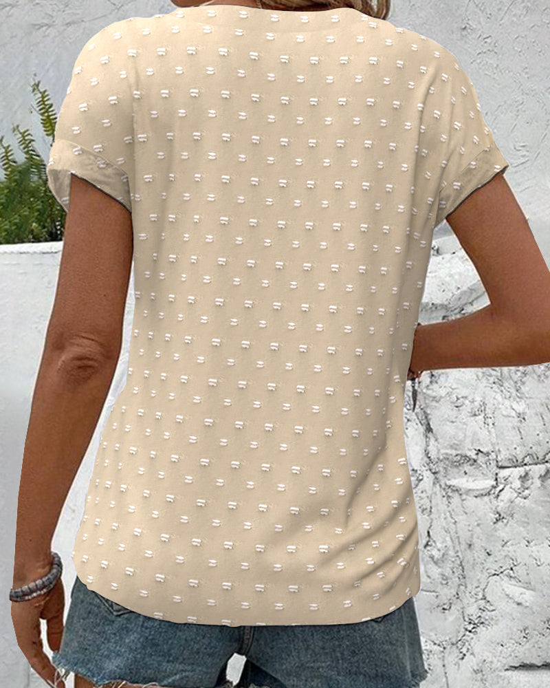 Amarys | Button-Down V-Neck Shirt