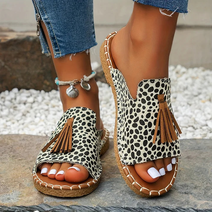MILA – VINTAGE TASSEL BOHO SANDALS
