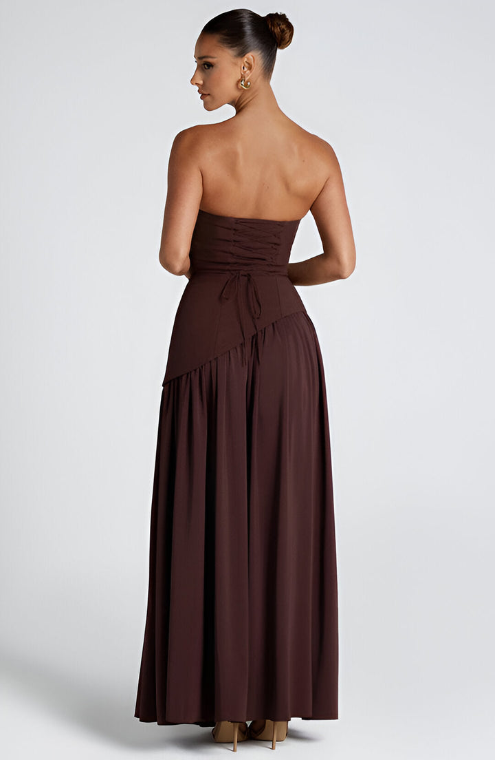 LOTTIE – RADIANT STRAPLESS EVENING GOWN