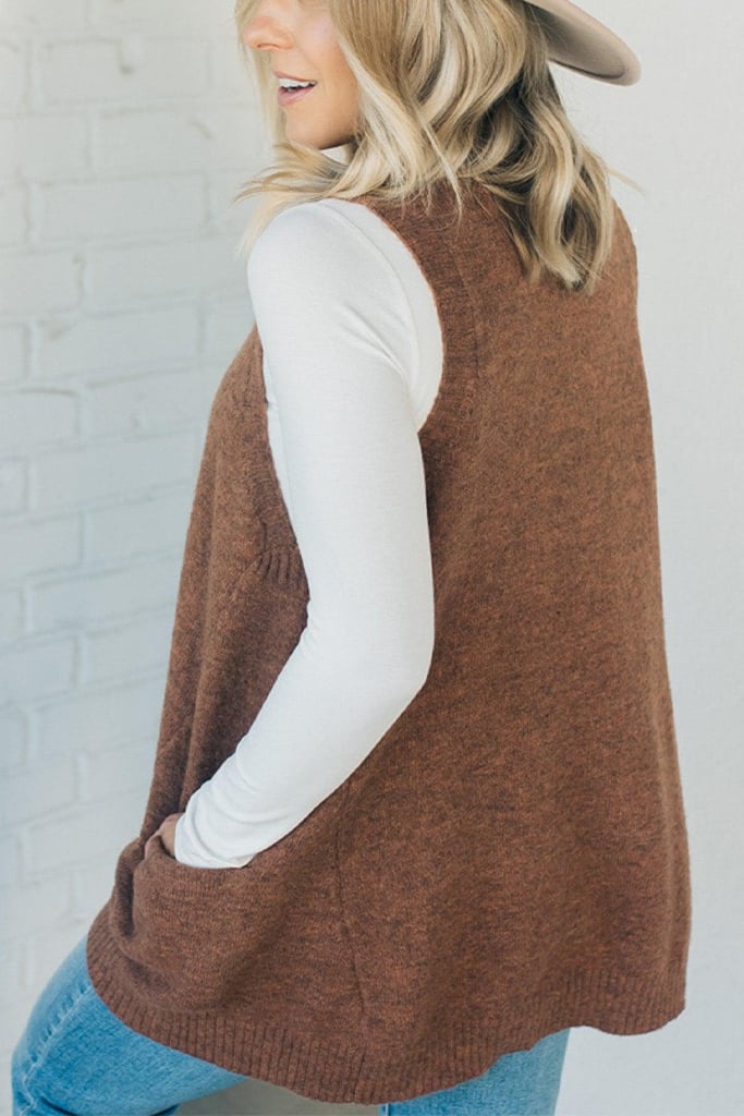 PALOMA – COZY POCKET SWEATER VEST