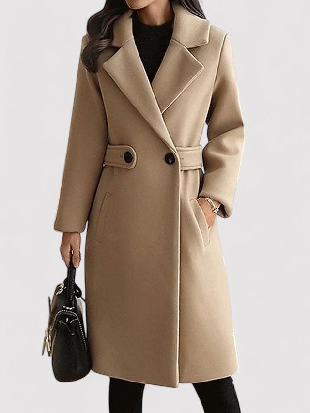 Elise - Belted Winter Wool Coat