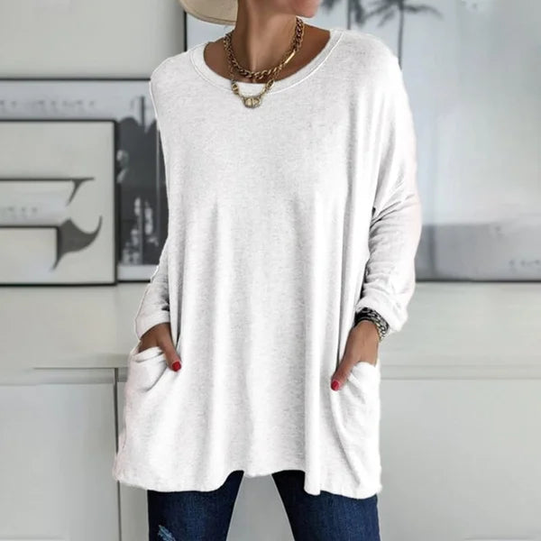 Sabrina - Relaxed Pocket Knit Sweater