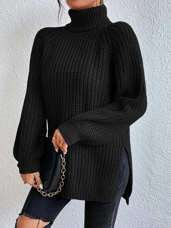 Ashlee - Chunky Knit Turtleneck Sweater