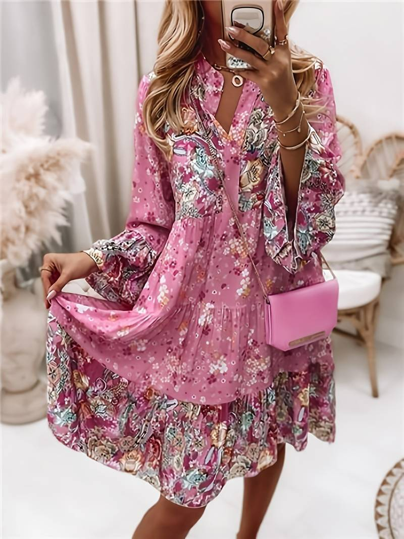 Danika - Printed Boho Dress