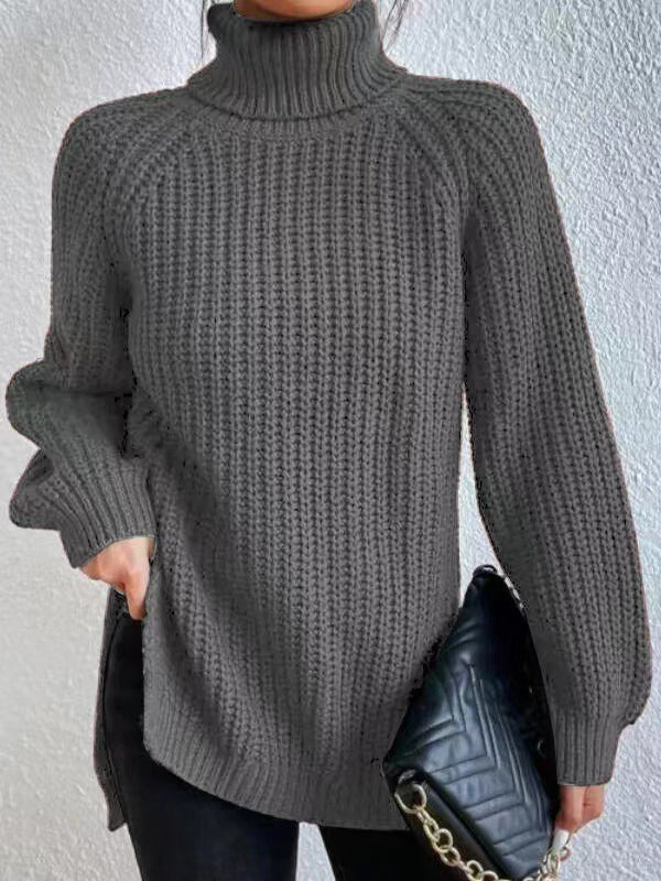 Ashlee - Chunky Knit Turtleneck Sweater