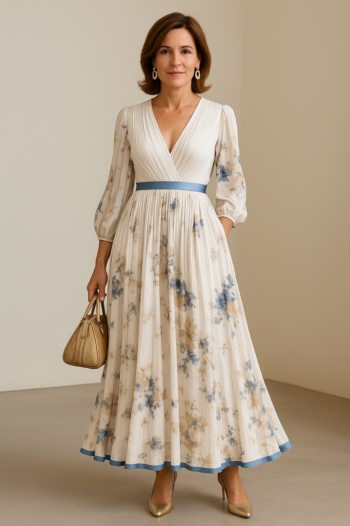 Katie - Elegant Floral Maxi Dress