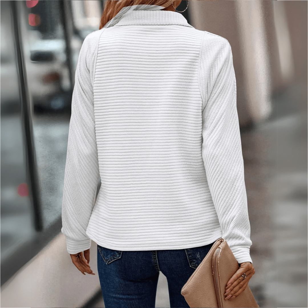 Jessica - Chic Half-Zip Pullover