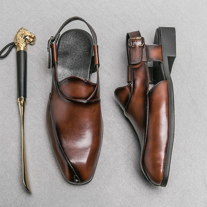 Cambridge Leather Cutout Loafers