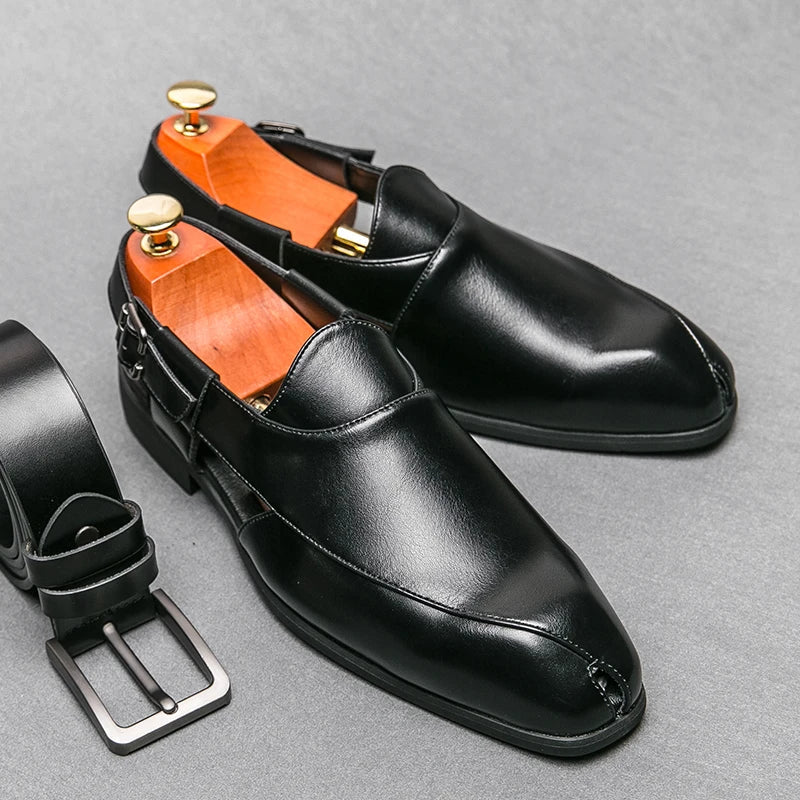 Cambridge Leather Cutout Loafers
