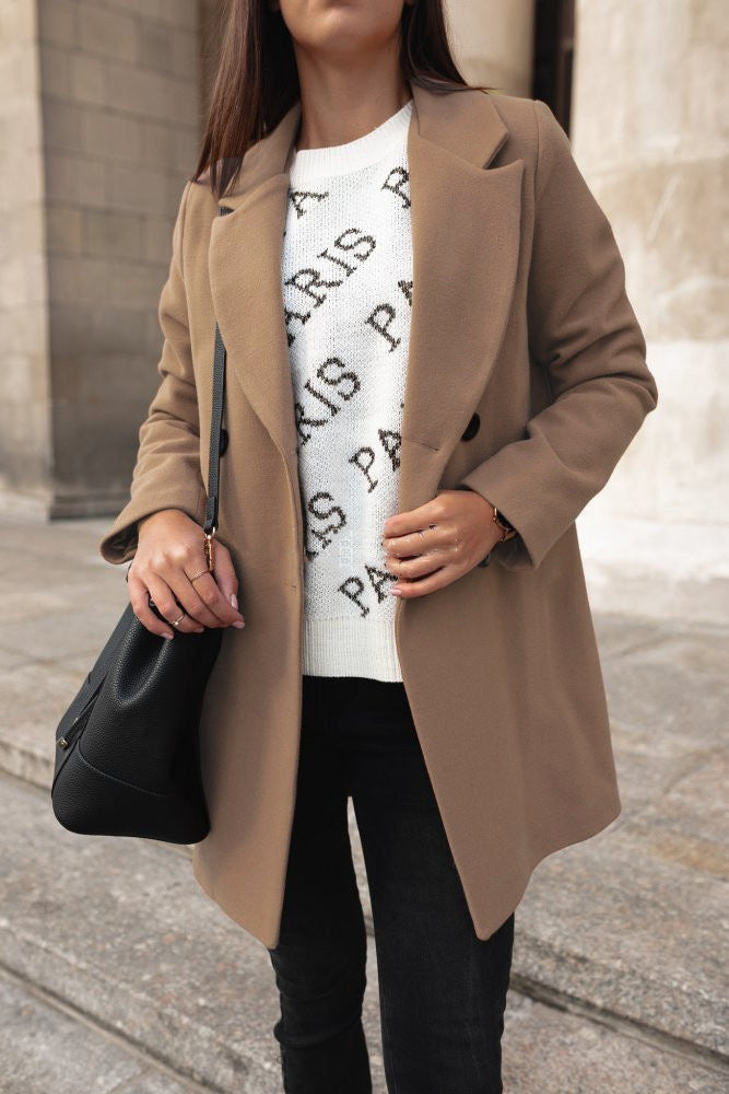 Teresa - Elegant Lapel Coat