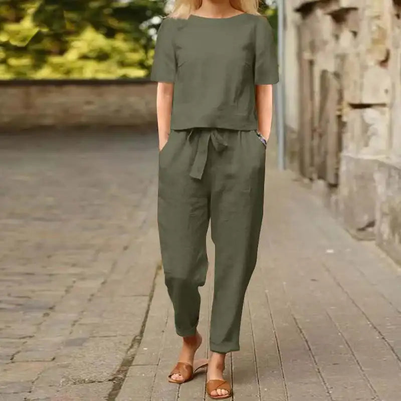 Lily - Two-Piece Linen Set