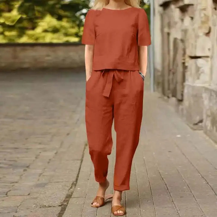 Lily - Two-Piece Linen Set