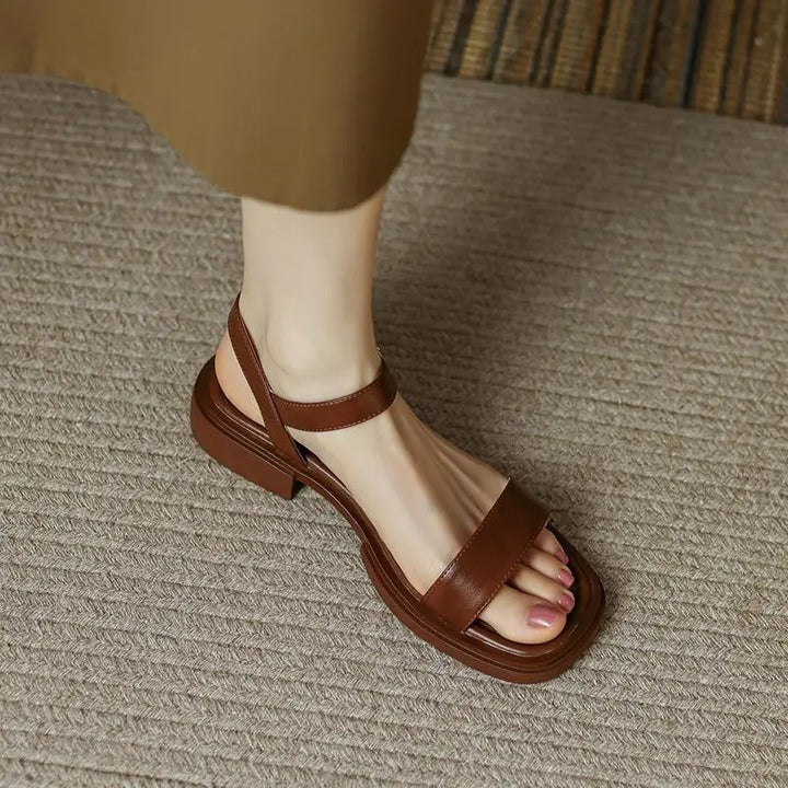 MIRELLE – ELEGANT LEATHER SANDALS