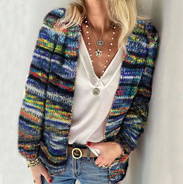 Emily - Cozy Multicolor Cardigan