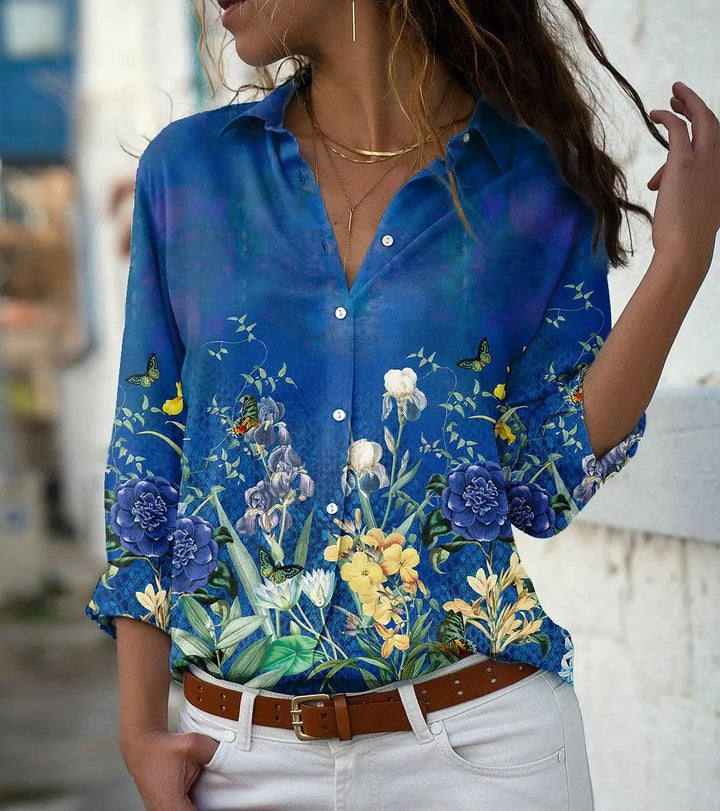 IRAVELLEA – CASUAL PRINTED BLOUSE