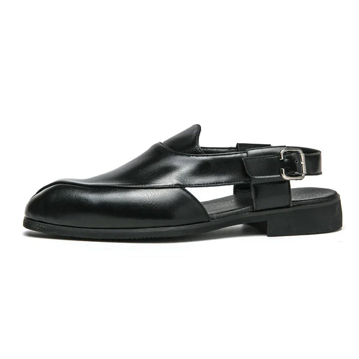 Cambridge Leather Cutout Loafers