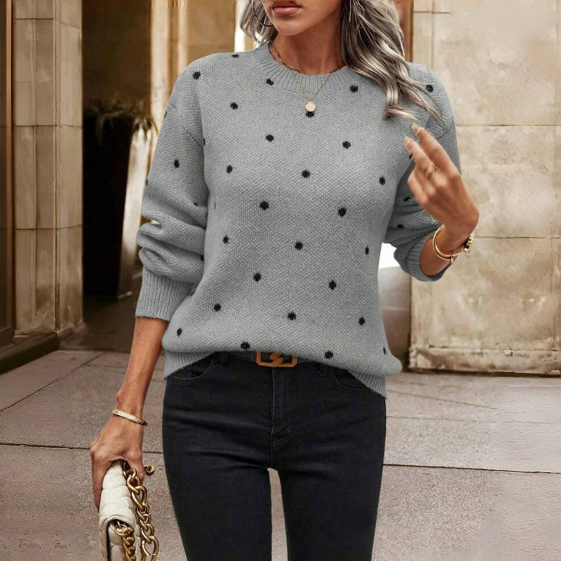 SYLVARAETH – POLKA DOT KNITTED SWEATER