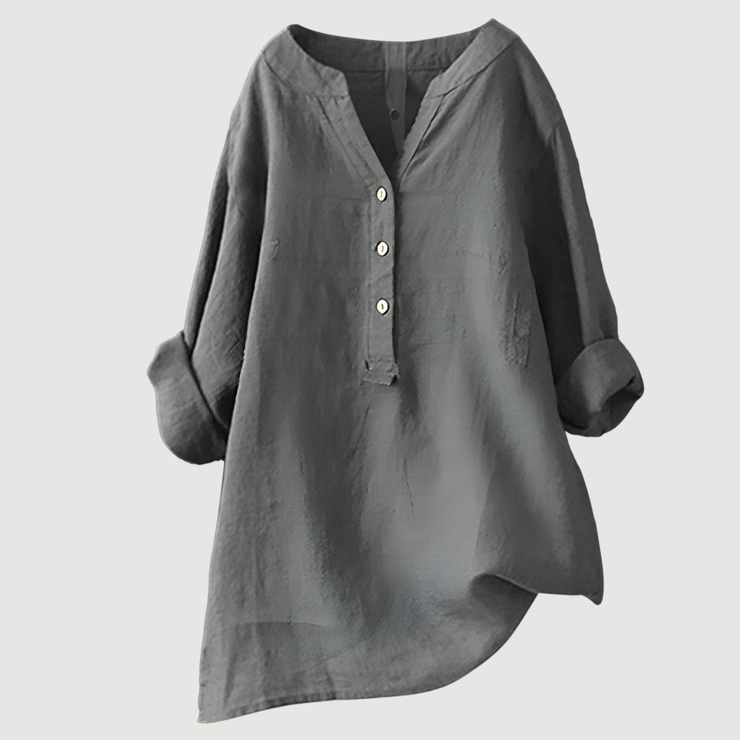 LYLA – AIRY AND COMFORTABLE LINEN TOP