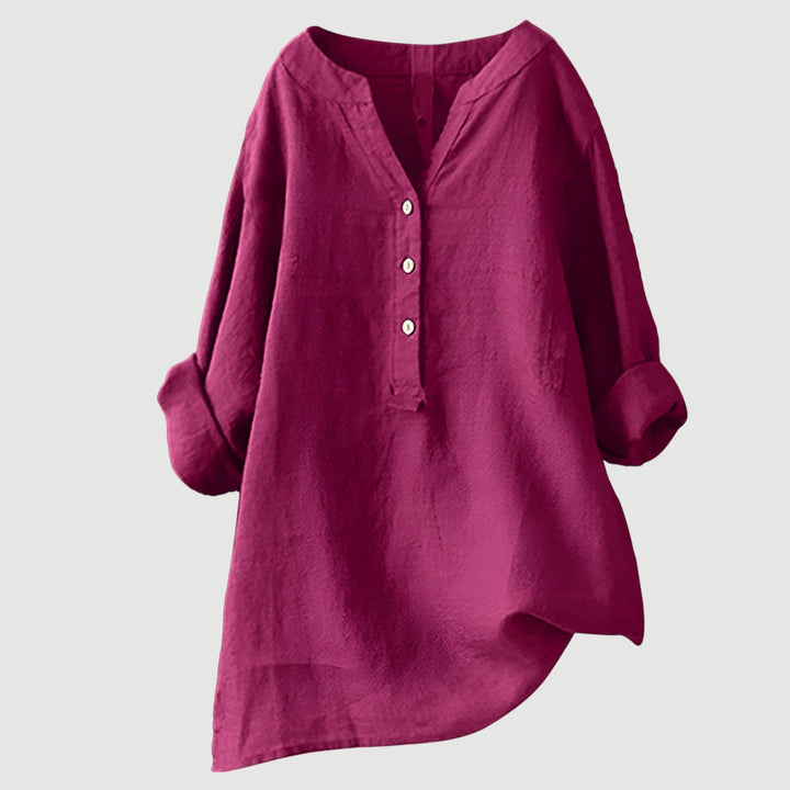 LYLA – AIRY AND COMFORTABLE LINEN TOP