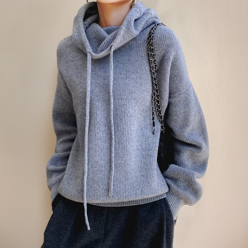 Eva - Drawstring Knit Sweater