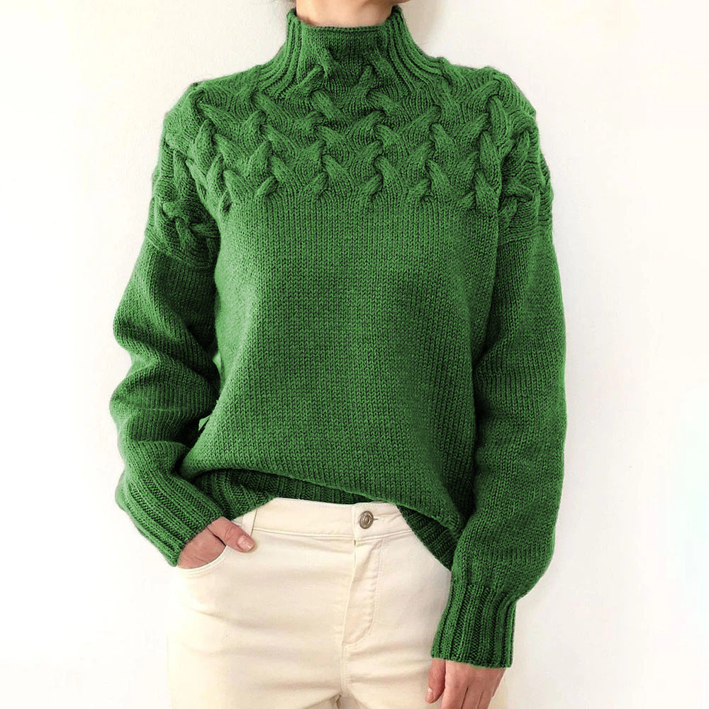 Elena - Warm Knitted Turtleneck