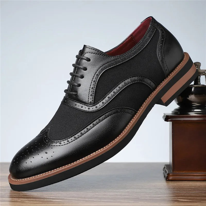 Brookfield Leather & Suede Oxfords