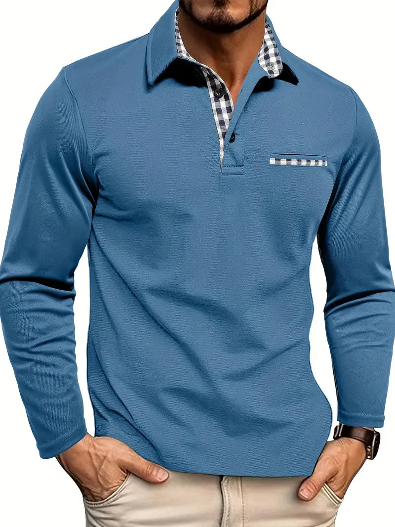 ISERENYA – MEN’S LONG-SLEEVE POLO