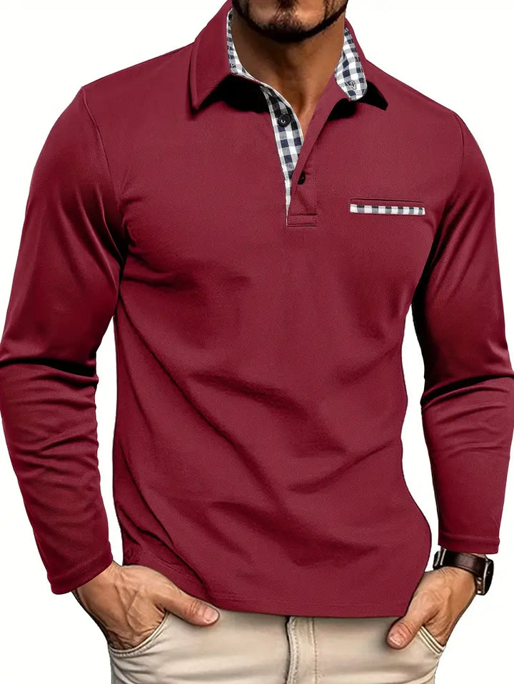 ISERENYA – MEN’S LONG-SLEEVE POLO