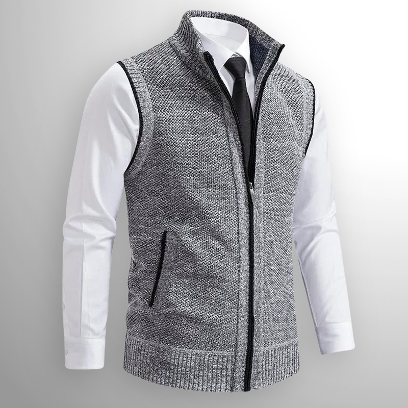 ALIVIA – FULL-ZIP SWEATER VEST